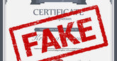 Falsifying documents, marks or certificates